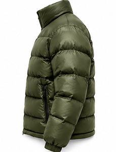 Veste matelassée pour homme de qualité supérieure, col montant, fermeture éclair, décontractée - Product Image 4