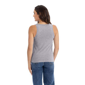 Camiseta sin mangas de algodón para mujer, suave, transpirable, informal, básica, para uso diario, cómoda, a la moda para el verano. - Product Image 3