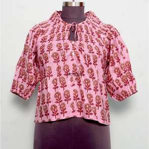 Robe évasée décontractée pour femme, style vintage floral, 100 % coton respirant et écologique, col rond, taille naturelle, grandes tailles - Product Image 1