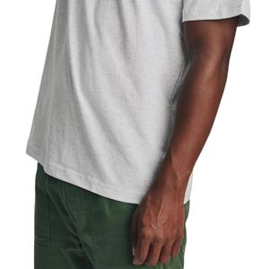 Camiseta Unisex Gris Jaspeado 100% Algodón 180g Oversize Cuello Redondo Manga Corta Casual Lisa para Impresión al por Mayor OEM - Product Image 6