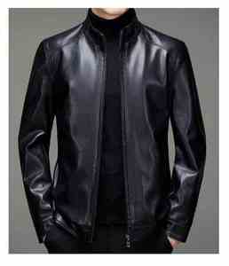 Quick Dry Anti-pilling New Design Reasonable Prices <b>Men</b> <b>Leather</b> <b>Jackets</b> Solid Colors Full SleevesMulti Color <b>Men</b> <b>Leather</b> <b>Jacket</b> - Product Image 4