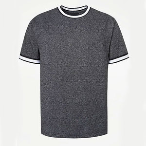 T-shirts pour hommes de qualité supérieure, manches courtes, coton et polyester, prix de gros, prix abordable, coupe classique, lavables - Product Image 3