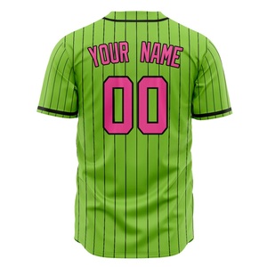 Factory Price Baseball Uniform Full Button Jersey Custom Sublimation Team Apparel Private Label Fast Production Worldwide - Product Image 3