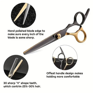 Ensemble de coiffure professionnel pour la coupe des cheveux, kit de coiffure avec accessoires essentiels pour le salon - Product Image 2