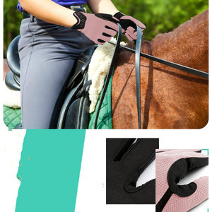 Gants d'équitation en cuir synthétique légers, gants d'équitation en mesh pour l'été, pour hommes et femmes, en vente - Product Image 4
