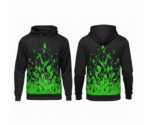 Sudadera con Capucha Sublimada de Diseño Personalizado, Suave y Cómoda, Sudadera Deportiva Personalizada para Equipos, Hombres, Mujeres y Jóvenes, Chaqueta con Capucha para Entrenamiento - Product Image 2