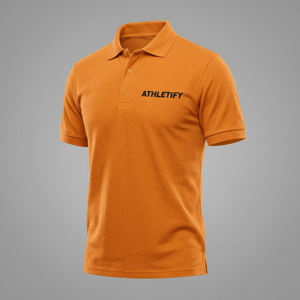 Chemise de golf pour homme en coton uni à manches courtes en tissu piqué avec logo personnalisé, uniforme d'entreprise, tenue décontractée de bureau, vêtements de sport pour équipe - Product Image 1