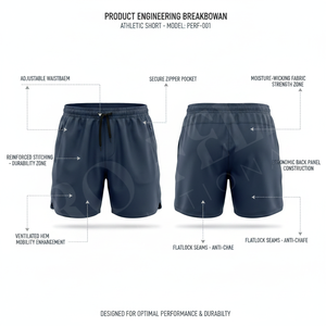 Shorts de sport à séchage rapide avec logo personnalisé, taille élastique, en polyester de haute qualité, légers, pour la course et l'entraînement – Vente chaude - Product Image 2