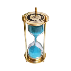 Sablier en verre fait à la main, cadeau pour enfants, décoration d'intérieur pour bureau, Ramadan - Product Image 1