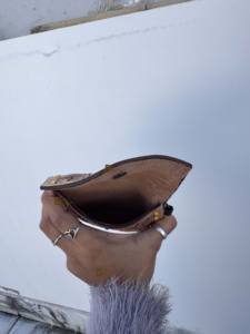 Nouvelle vente flash : porte-monnaie en cuir occidental de petite taille, sculpté à la main, élégant et multi-usages, pour unisexe - Product Image 6