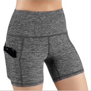 Women's Compression Shorts Quick Dry <b>Tummy</b> <b>Control</b> Gym Cargo Shorts Scrunched Push up Athletic Fitness Shorts With Back Pockets - Product Image 3