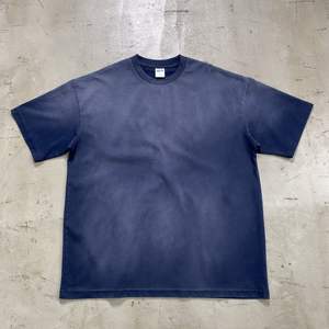 T-shirt vintage surdimensionné en coton 100% 250 g/m², lavé à l'acide, personnalisé, OMMIZ, grande taille, t-shirts graphiques, impression de logo - Product Image 1