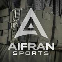 Aiffran Gilet de poitrine d'extérieur durable, multi-poches, réglable et léger pour le rangement d'équipement