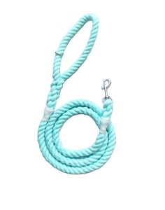 Corde réglable en coton faite à la main, laisse de chien, corde de menthe, corde de chien Pastel avec haute qualité, meilleure vente - Product Image 1