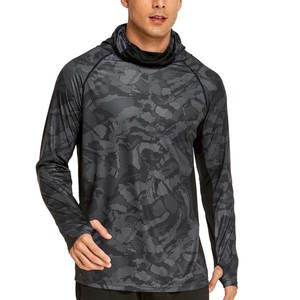 Sudadera de pesca con estampado personalizado de secado rápido UPF 50, fabricante mayorista de ropa de pesca - Product Image 1