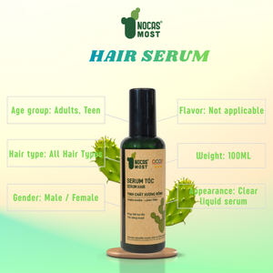 Nocas Most, Suero Líquido Transparente Nutritivo para el Crecimiento del Cabello, 100 ml, Efecto de Peinado Natural, Para Todo Tipo de Cabello, Fórmula Ligera y No Grasa - Product Image 6