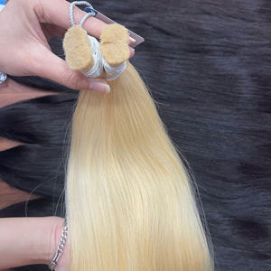 Extensiones de cabello crudo vietnamita recto a granel de muy alta calidad, sin enredos, sin desprendimiento de puntas completas, precio más barato - Product Image 2