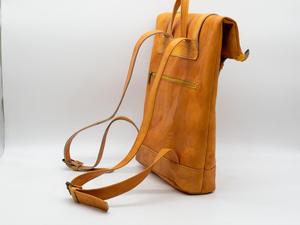 Versatile Work Leather <b>Roll</b> Top <b>Backpack</b> Professional Utility Rucksack For Wholesale Vendors LTBP-0285 - Product Image 4