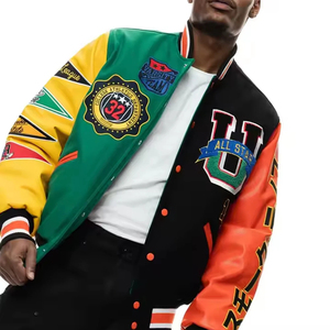 Top Quality Custom Chenille Patches Varsity <b>Jackets</b> Fashionable American School Uniform <b>Baseball</b> <b>jacket</b> <b>Men's</b> Winter <b>Jackets</b> - Product Image 4