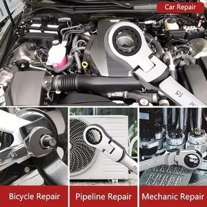 72齿铬钒钢8pcs棘轮扳手套件 | 公制和SAE | 棘轮 | 8-19毫米和1/4英寸至13/16 - Product Image 5