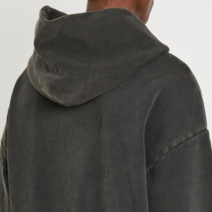OEM Men's Heavyweight Acid Wash <b>Zip</b> Hoodie Soft Comfortable Street Fashion Tracksuit Bulk Production Premium Quality - Product Image 4