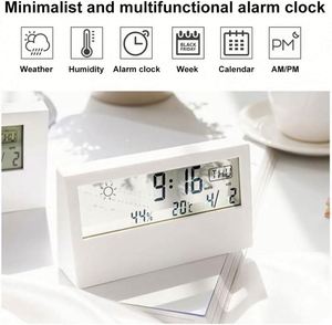 New Multifunctional Alarm Clock Night Light Digital Alarm Clock <b>Smart</b> Children's Alarm Clock Creative Gift With Custom Logo - Product Image 4