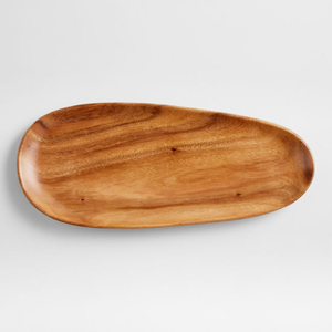 Wooden Rectangle Serving Plate Solid Color Minimalist Design Durable Handmade Dishes & Plates Stylish plate Flower plate - Product Image 4