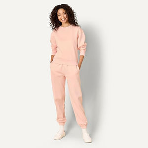 Sudaderas con espalda descubierta para mujer, con detalles recortados, cuello redondo, manga larga, corte holgado, mezcla de algodón suave y polar, a la moda - Product Image 4