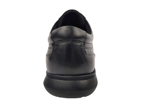 Zapatos Oxford de Cuero Genuino para Hombre, Punta Redonda, Cordones, Suela de Goma Acolchada, Entresuela de EVA, Color Sólido, para Todas las Temporadas - Product Image 5