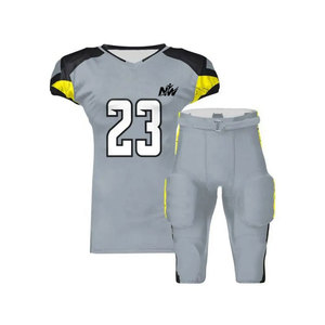 Uniforme de football américain Dynamic Team, tissu respirant, coutures solides et design résistant à la décoloration pour les matchs réguliers et les tournois. - Product Image 1