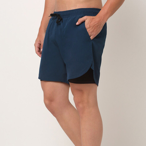 กางเกงวิ่งออกกำลังกายผู้ชายแบบสองชั้น ดีไซน์ระบายอากาศ แห้งเร็ว ผ้าสแปนเด็กซ์/โพลีเอสเตอร์ ดิจิตอล - Product Image 5