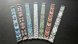 กำไลข้อมือลูกปัดทำมือ ลายหินสีดำเหลืองเงิน ผลิตโดย NOUSHAD HANDICRAFTS รุ่น NH-689 ได้รับการรับรองจาก IGI จากอุตรพัฎฐ์สิน - Product Image 6