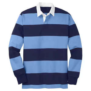 Camiseta de Rugby Extra Grande de Manga Larga de Algodón con Uniforme de Rugby para Uso Casual, Diseño Personalizado - Product Image 3