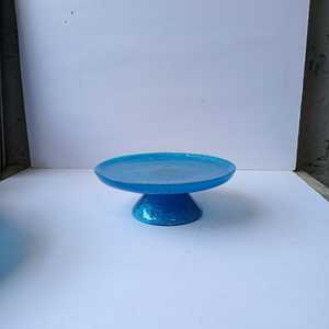 <b>White</b> Luxury Modern Resin Hand Polished Two-Tier <b>Cake</b> <b>Stand</b> Reusable for Cupcakes and Dessert Display at Home Baking Parties - Product Image 2