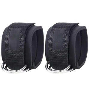 Breathable Non-Slip Neoprene Padded Ankle Straps Adjustable for Closure for Exercise Machines Compression Leg Cuffs for Glute - Product Image 6