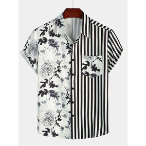 เสื้อเชิ้ตชายหาดลำลองสุดฮิตประจำปี 2026 สำหรับฤดูร้อน ลายพิมพ์ดิจิทัลตามสั่ง ติดกระดุม แขนยาว - Product Image 6
