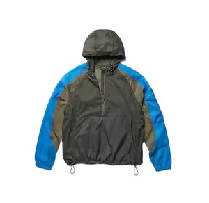 Venta al por mayor chaqueta cortavientos transpirable Casual moda a prueba de viento sudaderas con capucha 100% poliéster al aire libre Zip Up chaquetas cortavientos hombres - Product Image 6