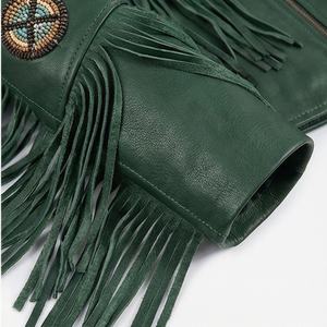 Veste d'hiver matelassée pour homme NAI-0512A, style universitaire western, avec franges, perles et détails fonctionnels, couleur personnalisable - Product Image 6