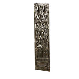 Panneau mural en bois sculpté à la main, style tribal Naga indien, décoration architecturale antique rustique pour hôtel, assortiment varié, 1 conteneur - Product Image 1