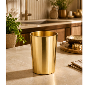 Verre à vin en laiton plaqué or avec motif en relief, idéal pour la maison, la cuisine et les restaurants, compatible lave-vaisselle. - Product Image 5