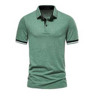 Camisetas Polo Casuales para Hombre, Nuevo Diseño en Venta, Logotipo Personalizado, Color Sólido, Transpirables - Product Image 1