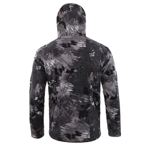 Veste de chasse en softshell camouflage d'hiver unisexe GRACE SIGN, résistante à l'eau et isolée - Product Image 5