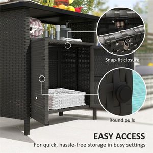 ตู้เก็บของหวาย ดีไซน์สวยงาม ทนทาน พร้อมระบบล็อค สำหรับจัดระเบียบบ้านหรือสำนักงานอย่างมีประสิทธิภาพ - Product Image 4