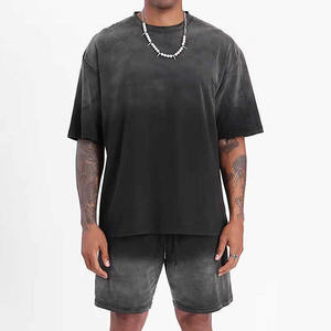 Manufacture Custom LOGO Wholesale Plus Size Men's Short <b>Set</b> Oversize Gym Fitness Blank Summer Shorts and Shirt <b>Set</b> for Men - Product Image 1