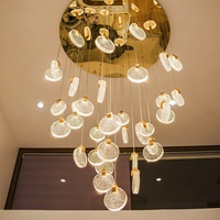 Nouvelle conception de luminaire suspendu pour grand escalier, villa, hall