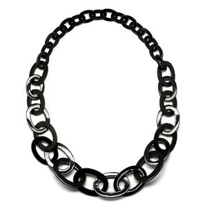 สร้อยคอโซ่แบบคลาสสิกรูปเขาควายสำหรับเป็นของขวัญครบรอบ - Product Image 1