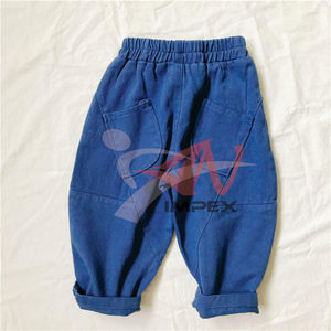 NUEVOS Pantalones Largos de Algodón 100% para Niños, Overoles con Costuras, Pantalones de Cintura Elástica para Niños y Niñas - Product Image 6