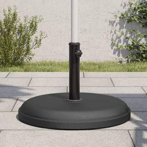 Base Universal para Sombrilla con Plástico Negro y Tubo de Hierro para Sombrillas y Bases de Patio - Product Image 1