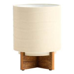Modern Metal Flower <b>Pot</b> With Circular Pattern And Wooden Stand For Indoor Use - Product Image 5