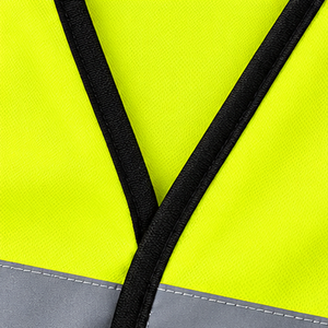 Chaleco de seguridad de alta visibilidad para personal de carreteras, fabricante personalizado de ropa reflectante, ropa de trabajo industrial al por mayor, chaleco profesional ligero. - Product Image 6